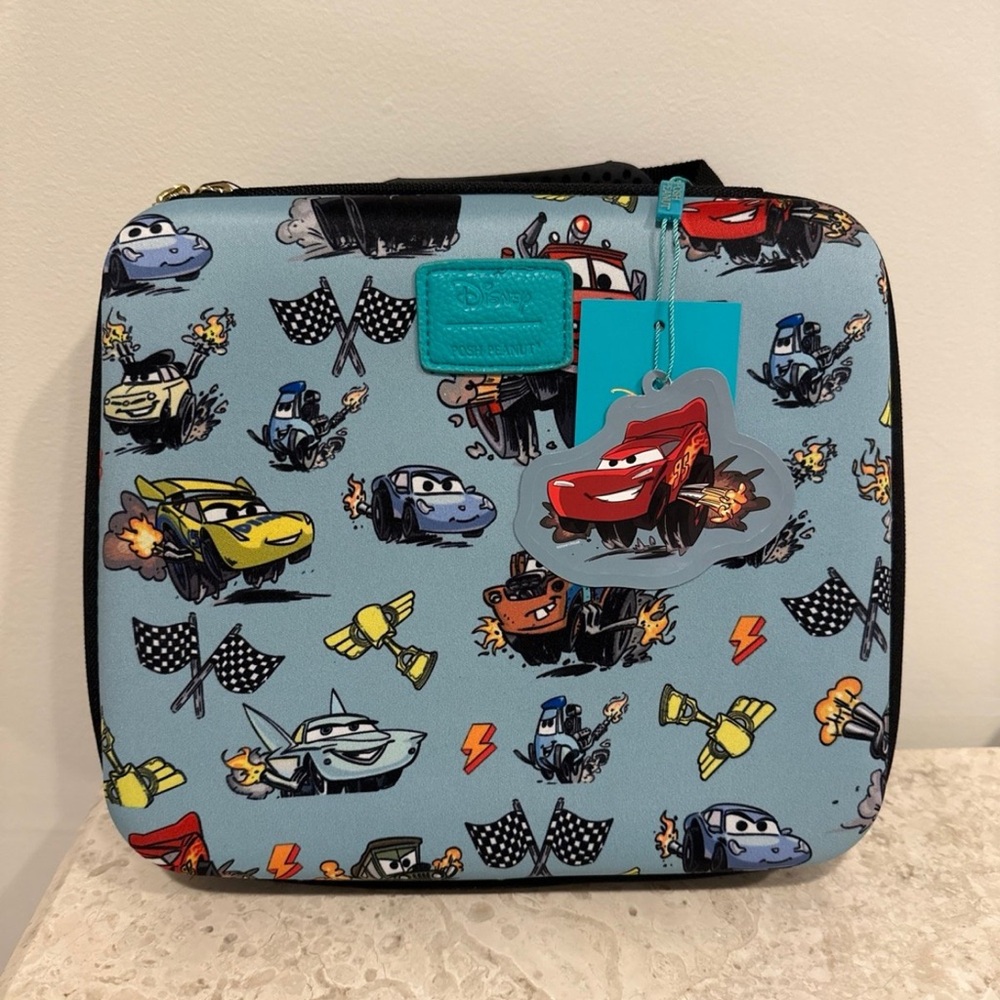 New Posh Peanut Disney Pixar Cars Lightning Mcqueen Activity Toy Case Bag